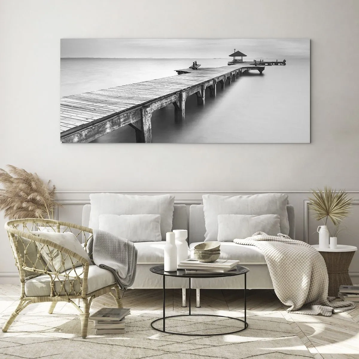 Glass picture - Into the Distance - 90x30 cm