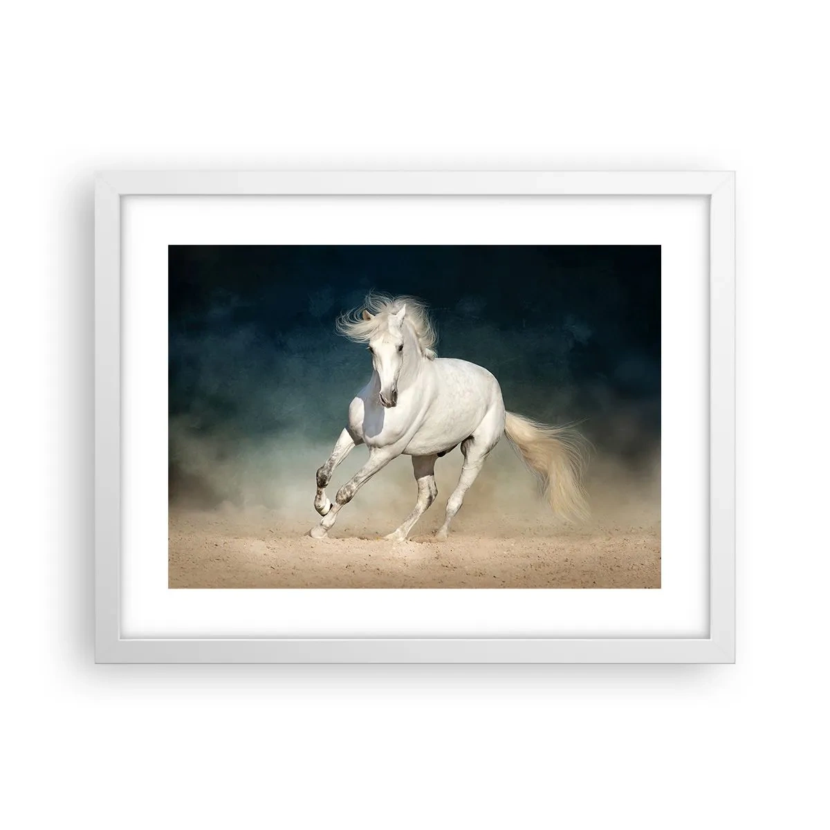 Poster in white frmae - Freedom in a Pure State - 40x30 cm