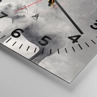 Clock face with numbers