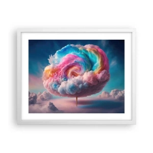 Poster in white frmae - Dream of a Funfair - 50x40 cm