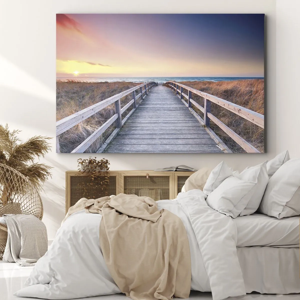 Canvas picture - Baltic Evening Aurora - 120x80 cm