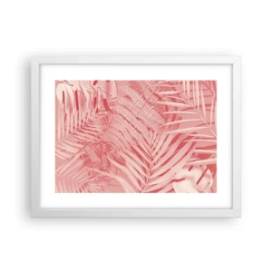 Poster in white frmae - Pink Concept - 40x30 cm