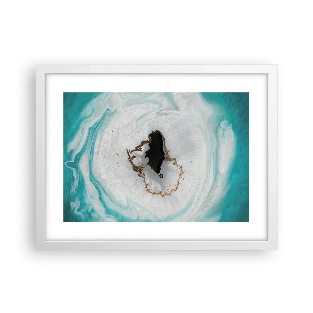 Poster in white frmae - Into de Deep - 40x30 cm