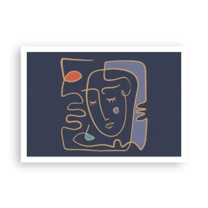 Poster - Deeply In Thoughts - 100x70 cm