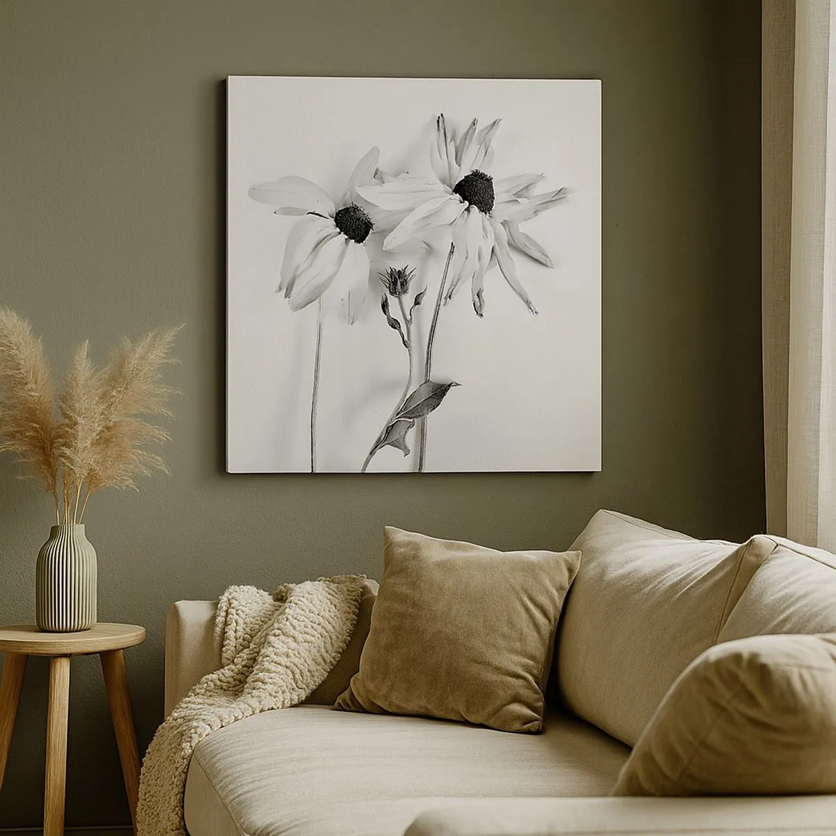 Canvas picture - No one Wants To Be Alone - 30x30 cm