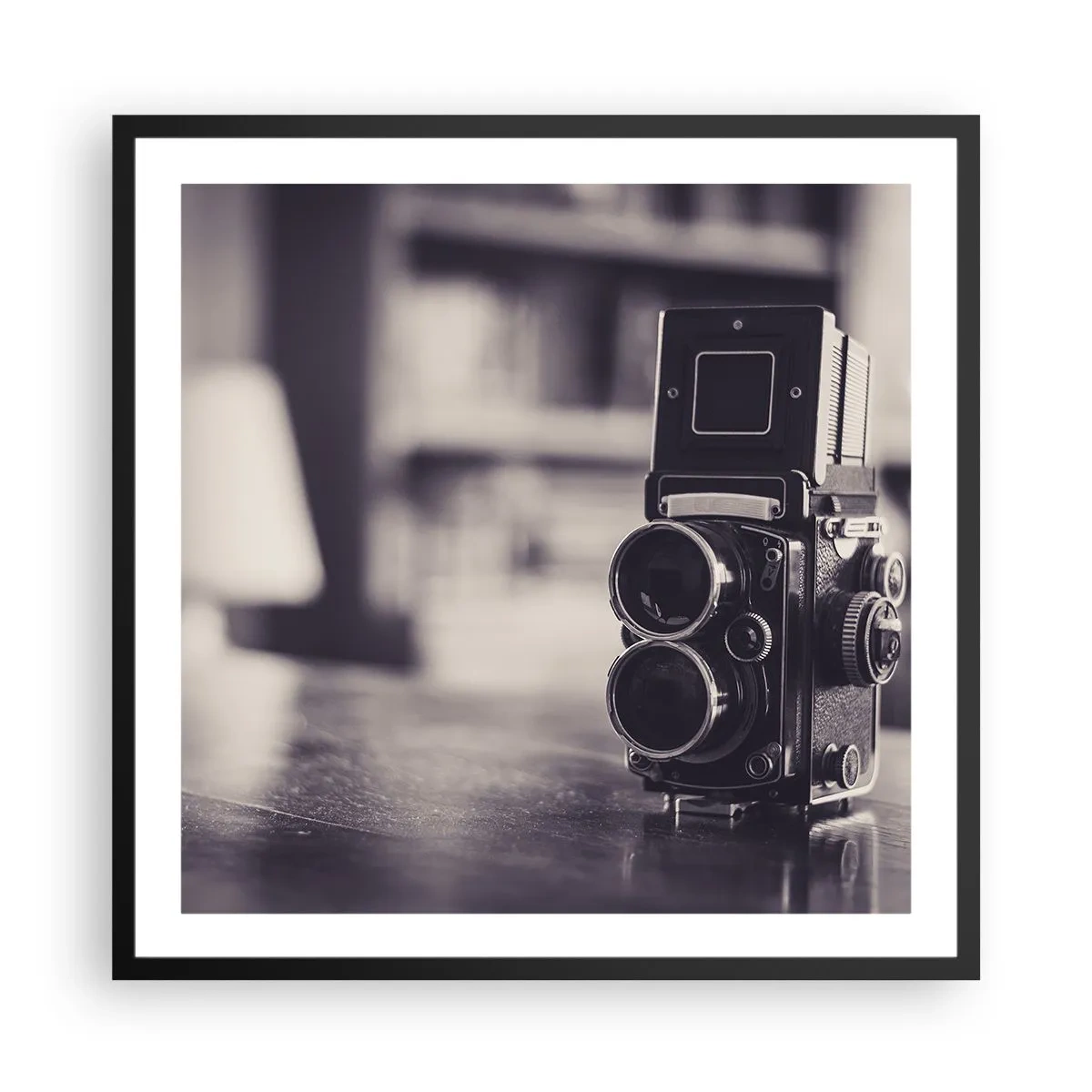Poster in black frame - Magic of the Old Photograph - 60x60 cm