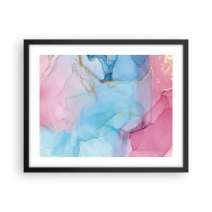 Poster in black frame - Encounter and Permeation - 50x40 cm