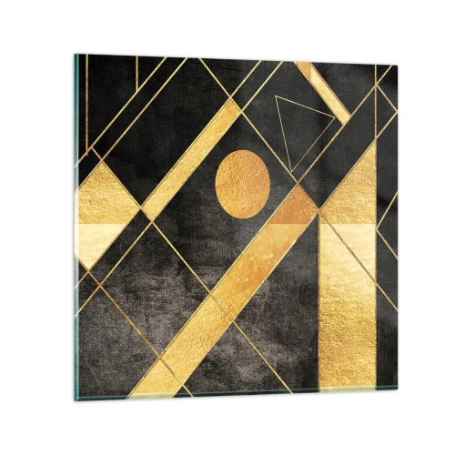 Glass picture - Sun of the Desert - 30x30 cm