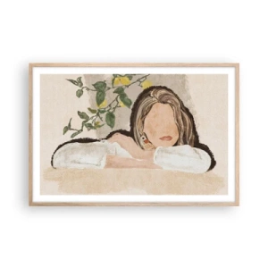 Poster in light oak frame - Beauty of the South - 91x61 cm