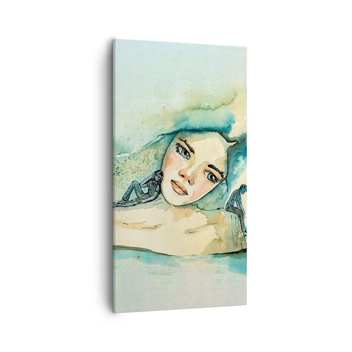 Canvas picture - Am I Blue? - 55x100 cm