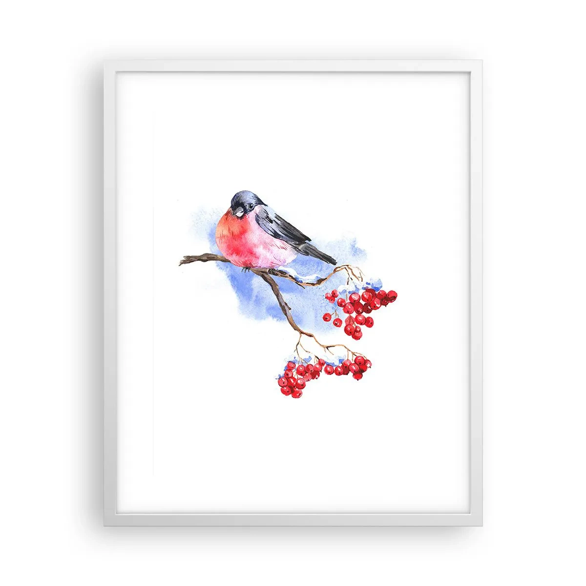 Poster in white frmae - Winter in Colour - 40x50 cm