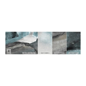 Photo Wallpaper Sample Premium Canvas - Abstract: Rocks and Ice - Minimalism, Piece, Modern - 100x30 cm