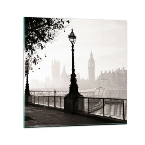 Glass picture - London Morning - 30x30 cm