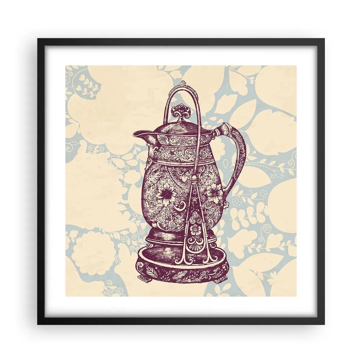 Poster in black frame - Beauty of Ordinary Life - 50x50 cm