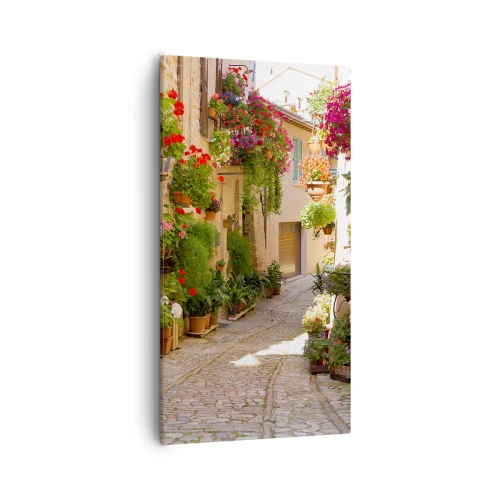 Canvas picture - Flood of Flowers - 55x100 cm