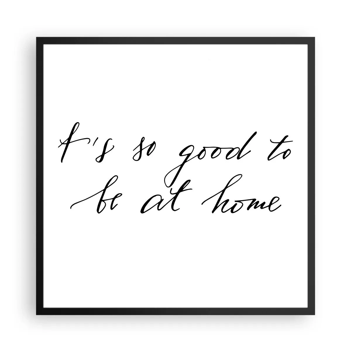 Poster in black frame - Whole Truth - 60x60 cm