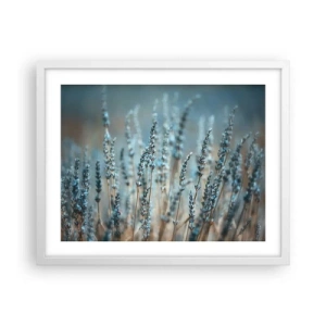 Poster in white frmae - Fragrant Grass - 50x40 cm