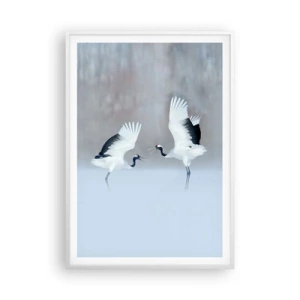 Poster in white frmae - Dance in the Fog - 70x100 cm