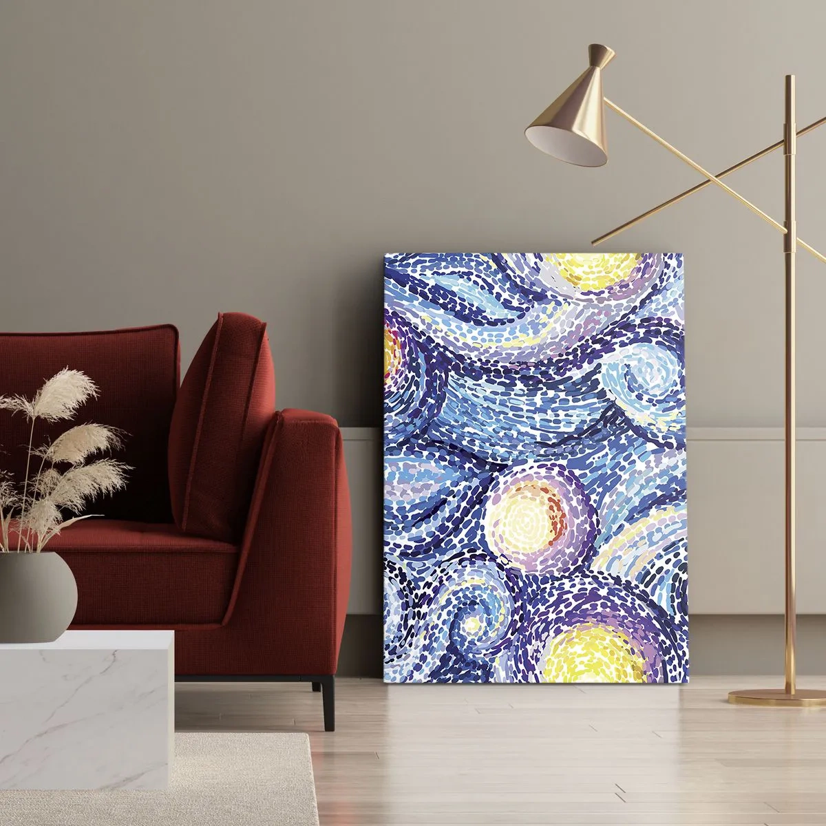 Canvas picture - From Van Gogh's Picture - 50x70 cm