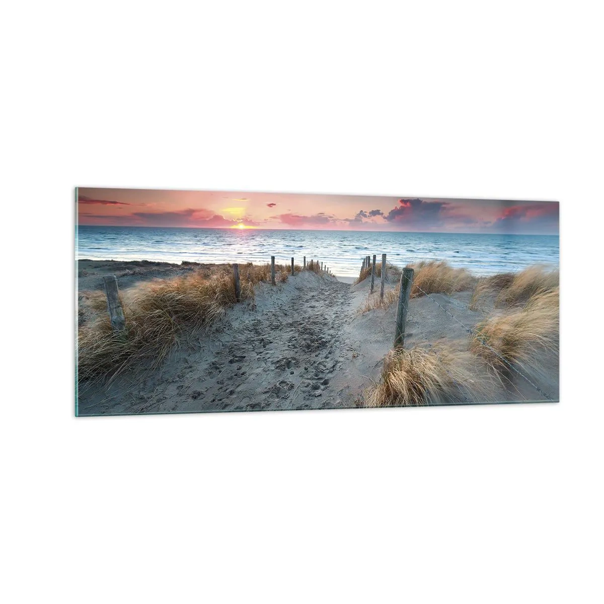 Glass picture - You Have Spilled a Rainbow of Sparkles… - 100x40 cm