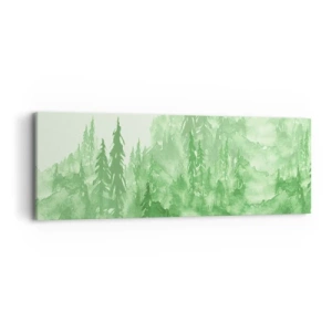 Canvas picture - Behind a Green Fog - 90x30 cm