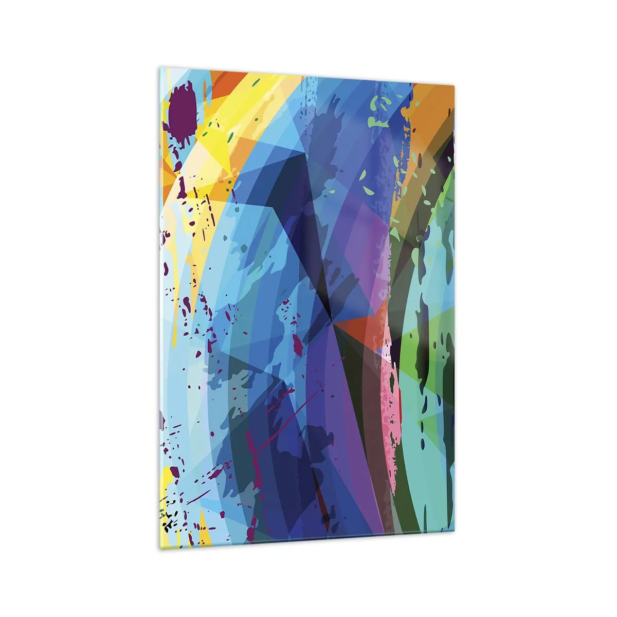 Glass picture - Outburst of Colours - 70x100 cm