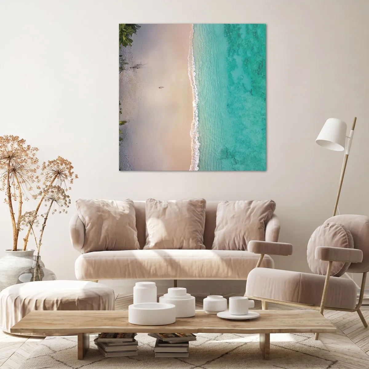 Canvas picture - Paradise Beach - 60x60 cm