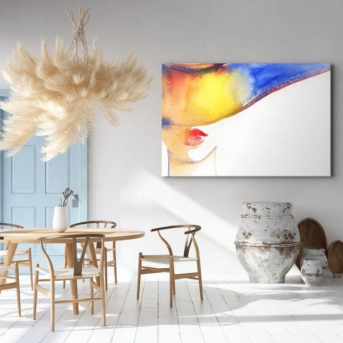 Canvas picture - Portrait of a Lady - 100x70 cm