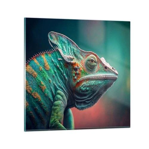 Glass picture - Can You See Me? That's Too Bad... - 50x50 cm