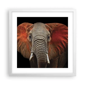 Poster in white frmae - I am Wild, and You? - 40x40 cm