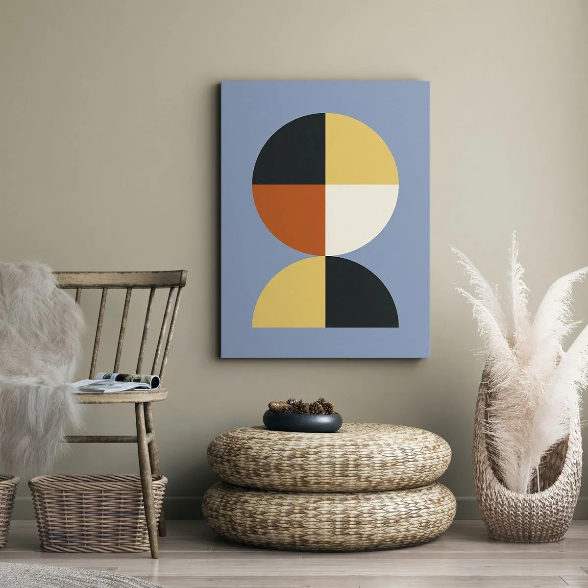 Canvas picture - Look and Count - 55x100 cm