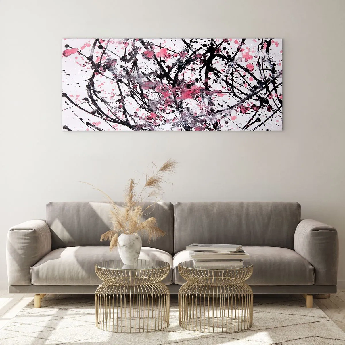 Glass picture - Fleeting Nature of Life - 160x50 cm