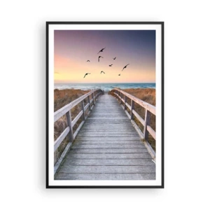 Poster in black frame - Space of Highs - 70x100 cm