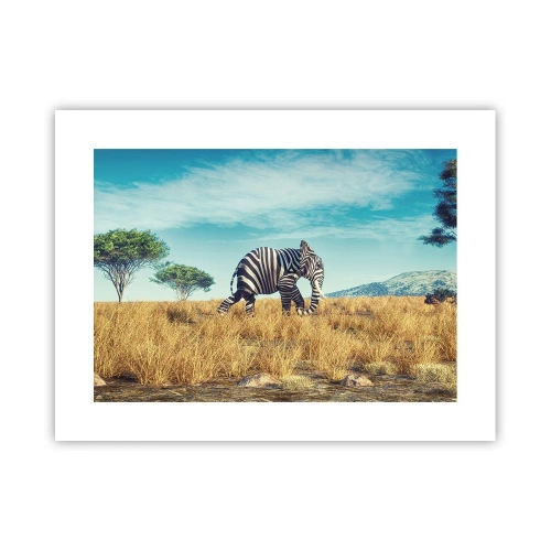 Poster - Greyness Is Not In Fashion - 40x30 cm