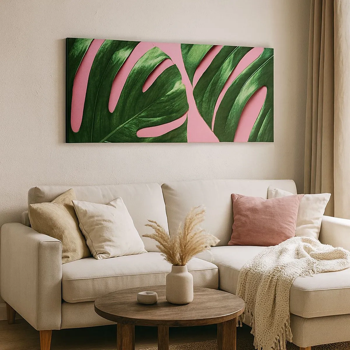 Canvas picture - Green Rendezvous - 100x40 cm