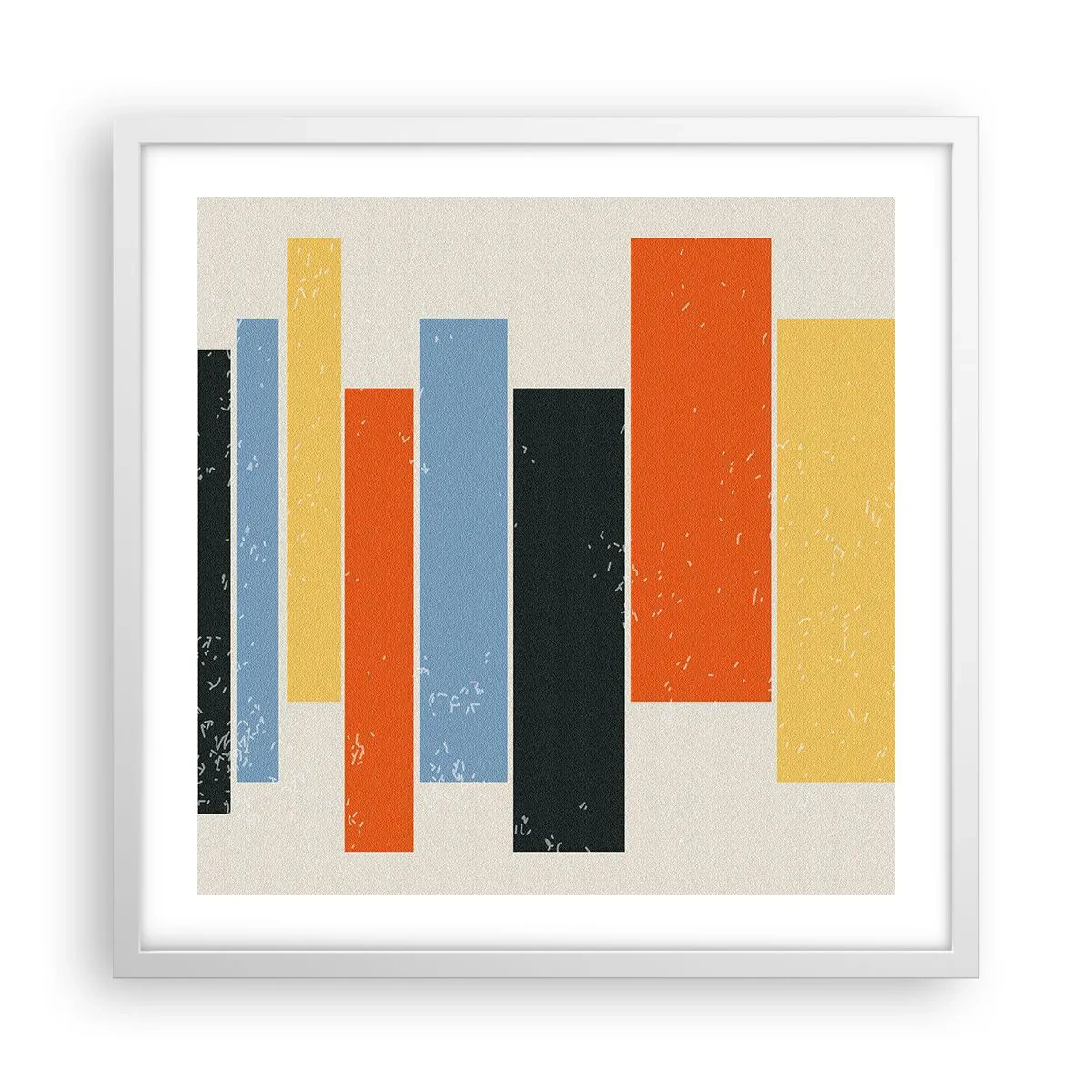 Poster in white frmae - Notation of Music - 50x50 cm