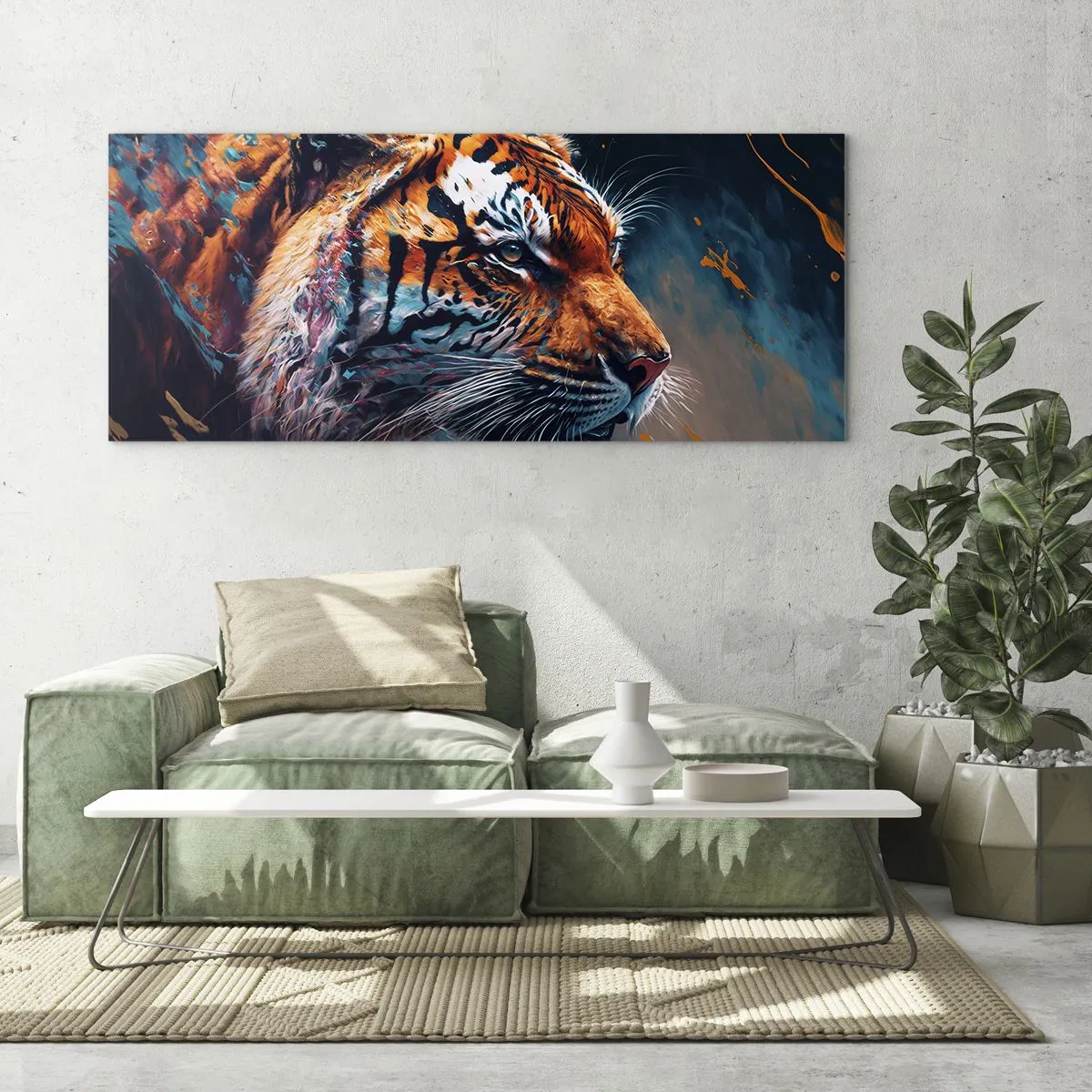 Glass picture - Wild Beauty - 100x40 cm
