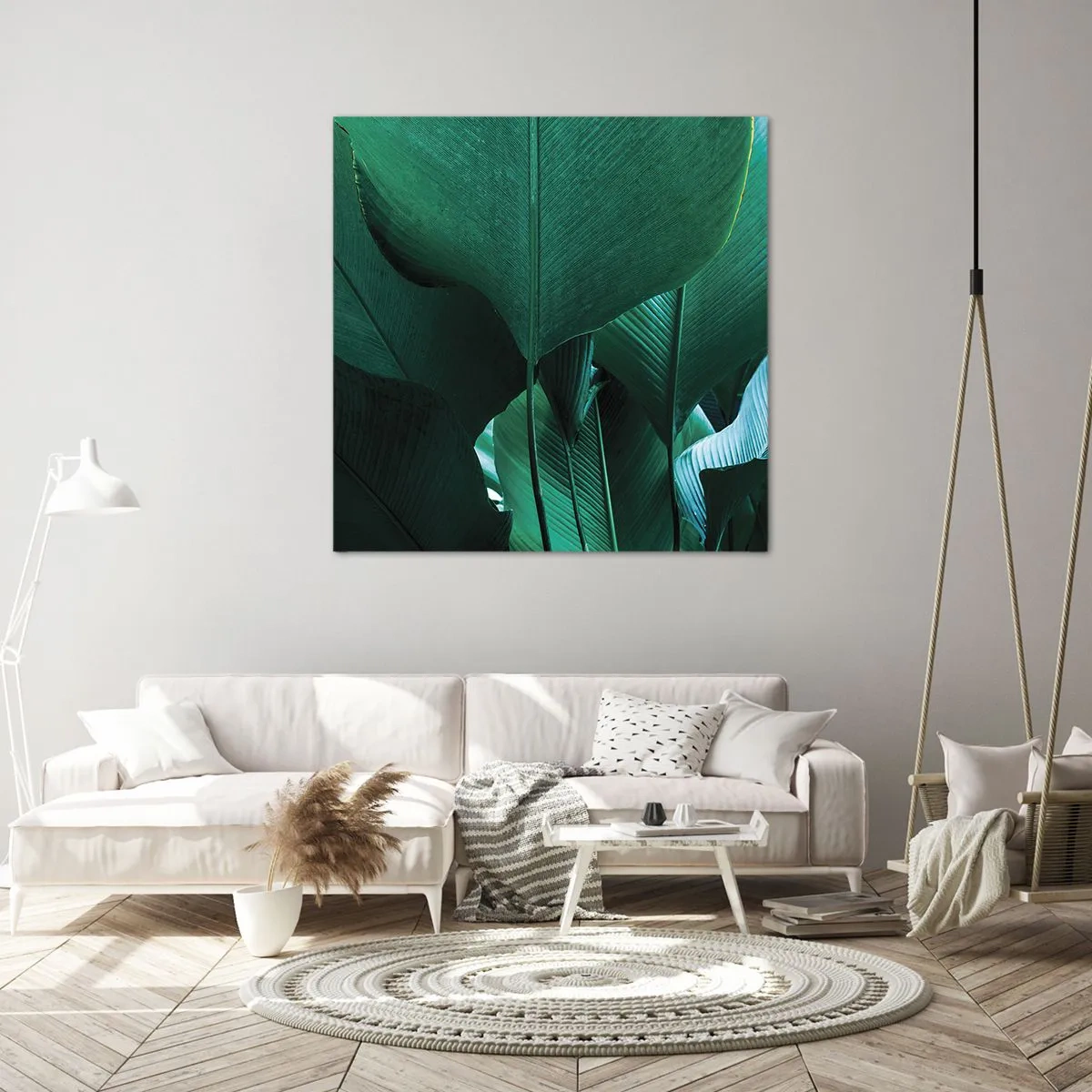 Canvas picture - Turned towards Light - 60x60 cm