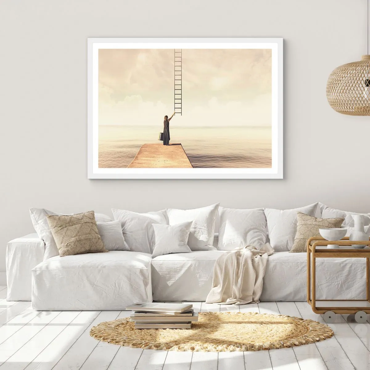 Poster in white frmae - Magical Trip - 70x50 cm