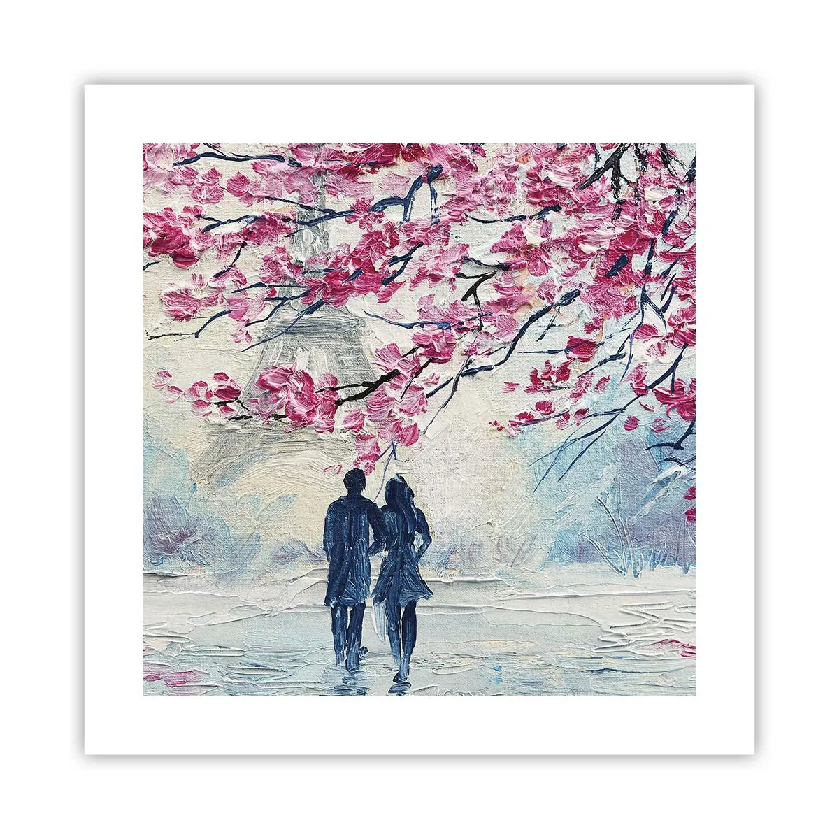 Poster - Romantic Walk - 40x40 cm