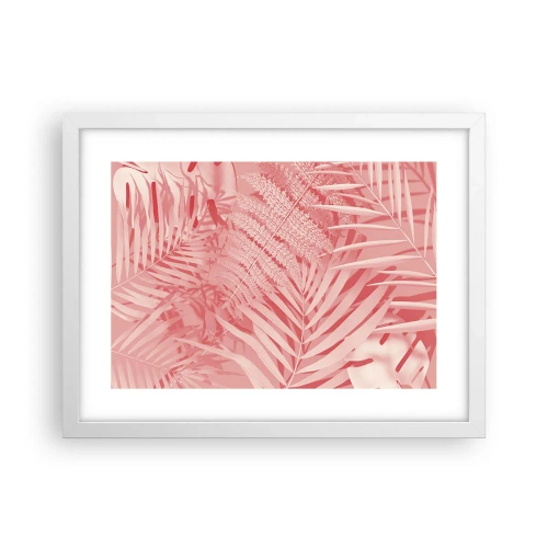 Poster in white frmae - Pink Concept - 40x30 cm