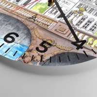 Clock face with numbers