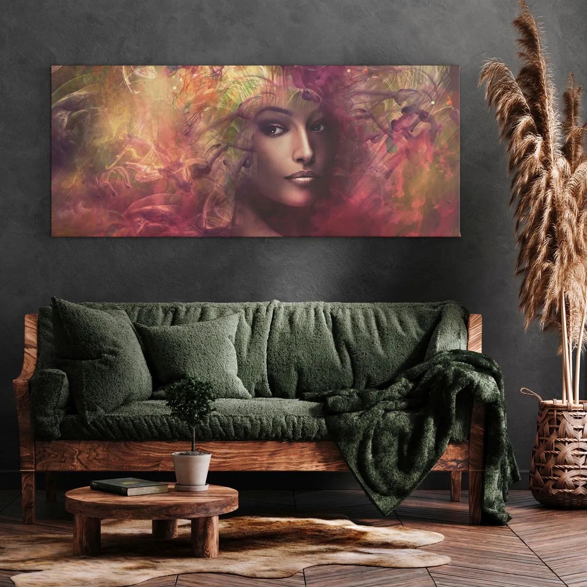 Canvas picture - I Am Here! - 160x50 cm