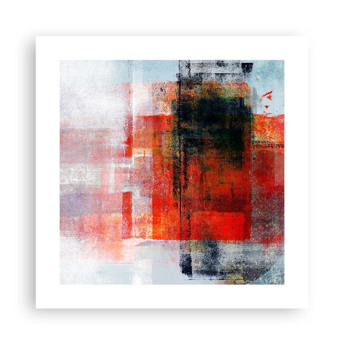 Poster - Glowing Composition - 40x40 cm