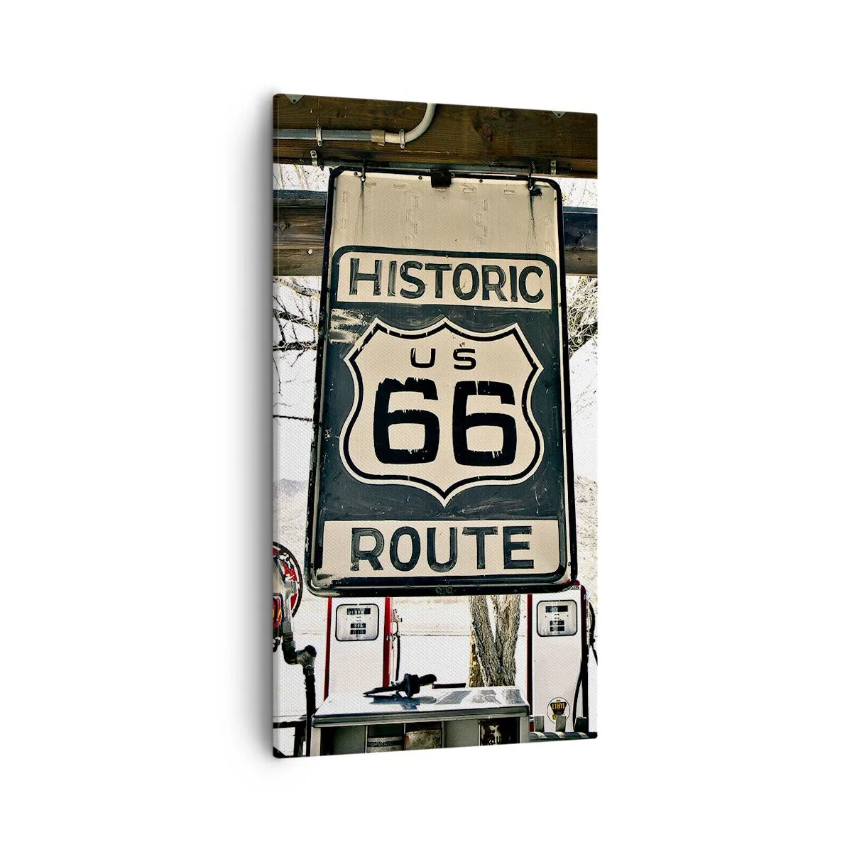 Canvas picture - American Retro Trip - 55x100 cm