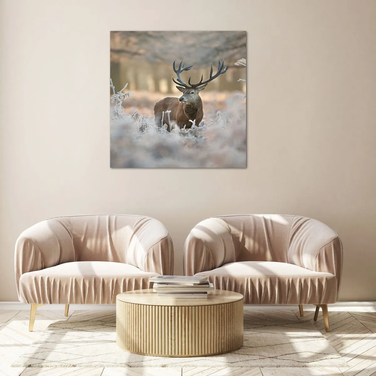 Glass picture - Chilly Morning - 50x50 cm