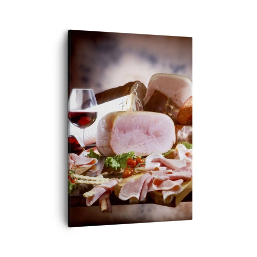 Canvas picture - Culinary Dream with a Decanter - 50x70 cm