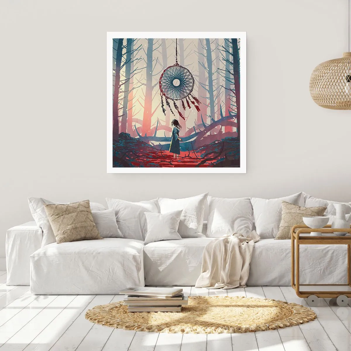 Poster - Mysterious Ritual of Life - 60x60 cm