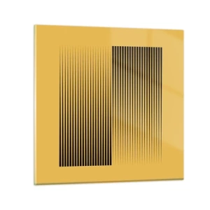 Glass picture - Square Opposites - 30x30 cm