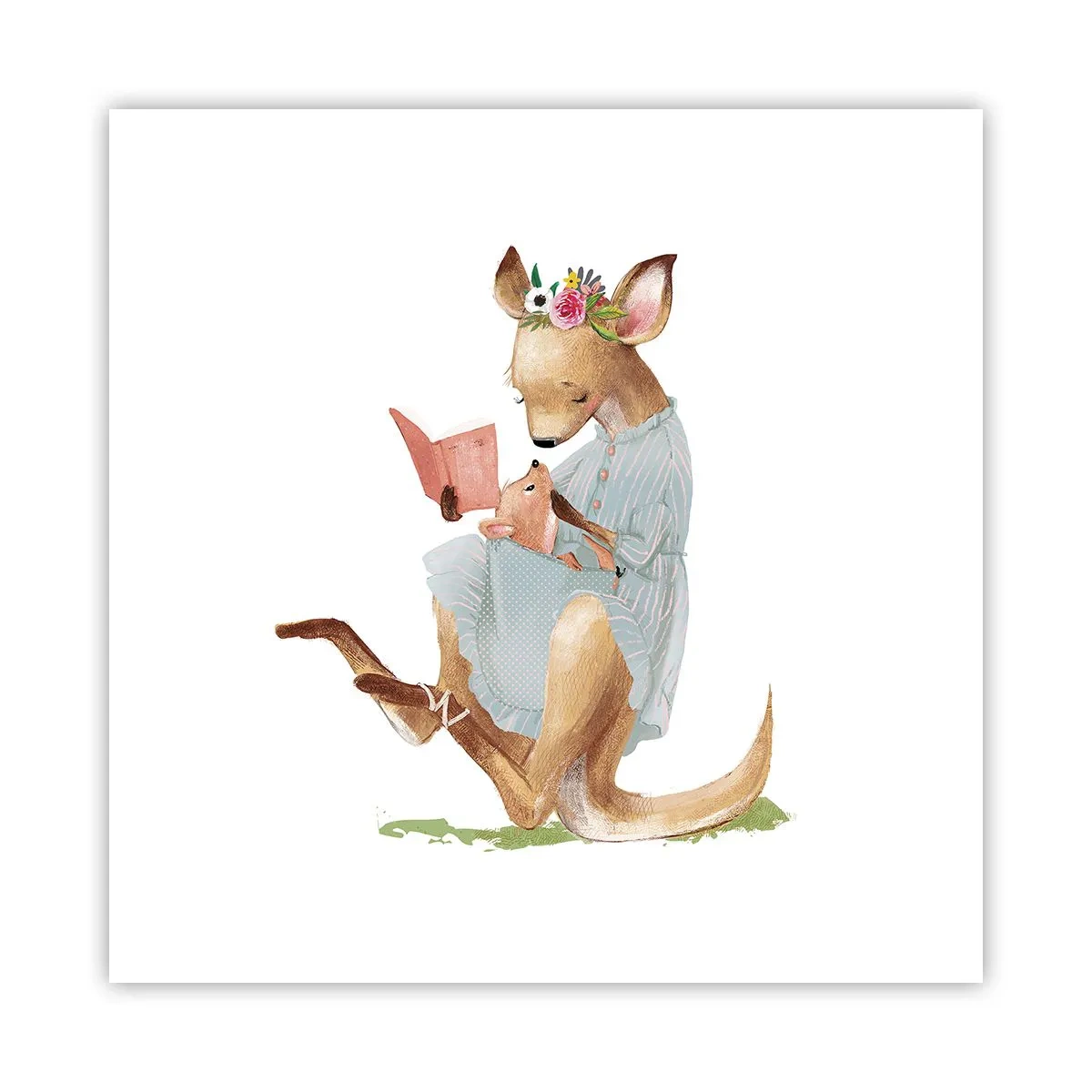 Poster - Read to Me, Mum - 50x50 cm